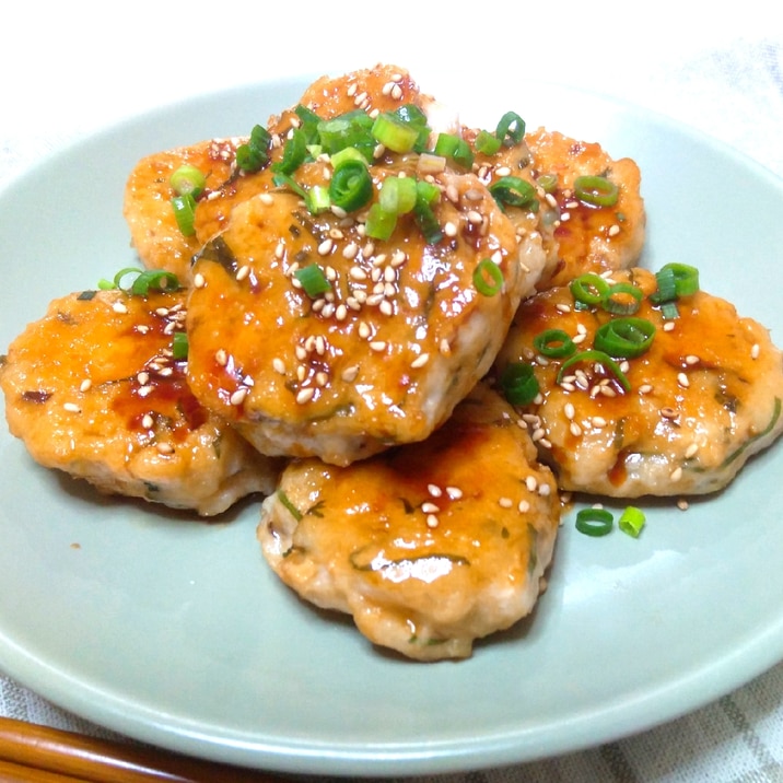 冷めても美味しい★山芋・蓮根のモチフワ♡鶏つくね